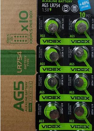 Батарейка videx ag5 lr754