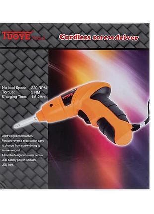 Отвертка электрическая tools tuoye® 2
