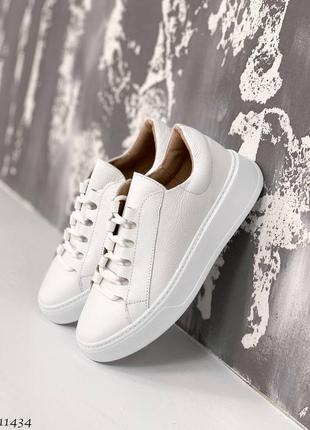 Кеди натуральна шкіра