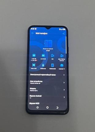 Телефон сенсорний tecno spark 8p3 фото
