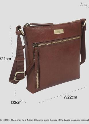 Кожаная сумка " crossbody bag"4 фото