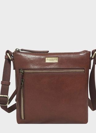 Кожаная сумка " crossbody bag"1 фото