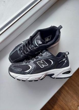 New balance 530 black white