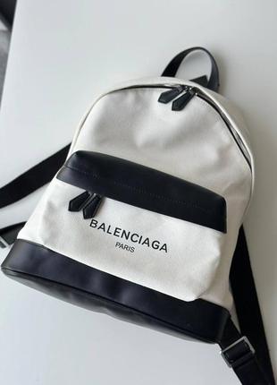 Рюкзак balenciaga текстиль/кожа 42*34cm упаковка пыльник2 фото