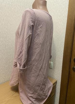 Жіноча трикотажна туніка. розмір l. подовжена кофта.