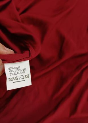 Шовковий халат на запах з мережевом forly,  розмір s3 фото