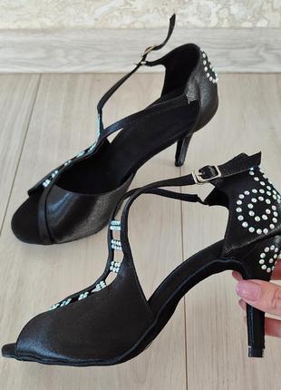 Туфли босоножки для танцев бальных латиноамериканских, танцевальная обувь.6 фото