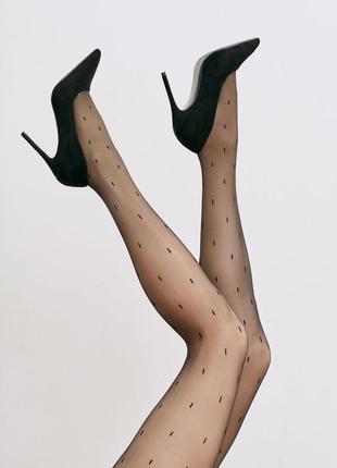 Женские колготки с узором 20 ден gabriella