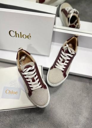 Кеды chloe полномерные коробка, пыльник, карты3 фото