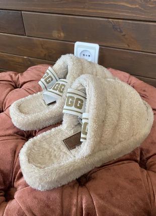 Меховые сандалии ugg1 фото