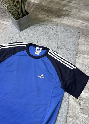 Оригинальная, хлопковая футболка от бренда “adidas - vintage”2 фото