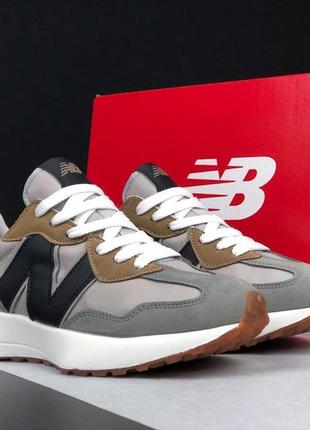 Женские кроссовки new balance 327 оливковые