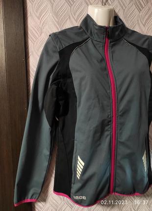 Фирменная, спортивная, термо куртка,ветровка-работает в жилетку 44 р-inoc2 фото