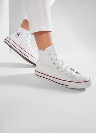 Converse ct hi white. кеды мужские кожа. оригинал. новые.8 фото