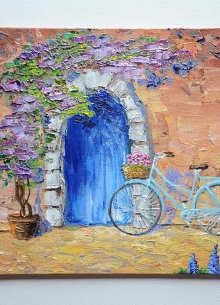 Десь у провансі, картина олією з серії прованс