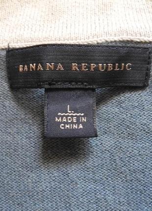 Мужской тонкий серый кардиган «bananа republic» р.52-54 l xxl хлопок3 фото