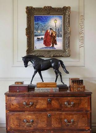 Картина маслом влюбленная пара 18*24 см