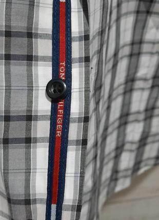 Мужская тенниска tommy hilfiger, мужская рубашка короткий рукав4 фото