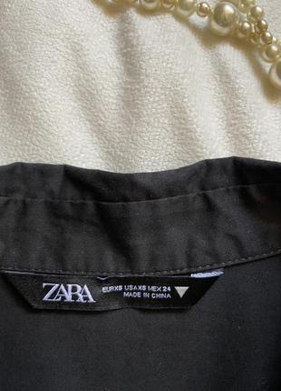 Объемное мини платье с оборками zara3 фото