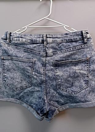 Fb sister короткие шорты джинс с потертостями м/л2 фото