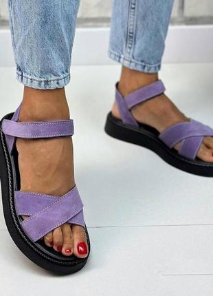 36-41 рр босоніжки натуральна шкіра/замша білий, чорний, малиновий, бежевий, хакі, лаванда