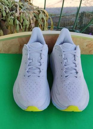 Кроссовки hoka clifton 9 white 25 см.