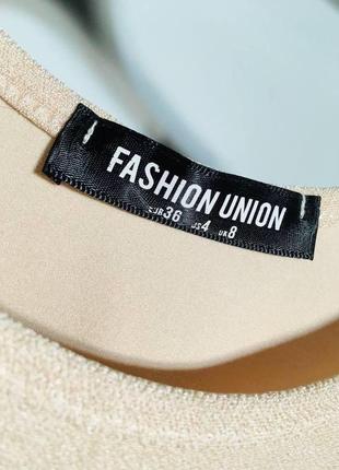 Персиковый кроп топ fashion union5 фото