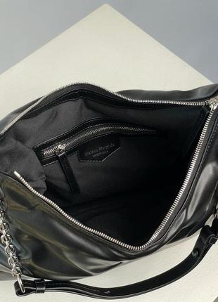 Сумка maison margiela black glam slam large shoulder bag6 фото