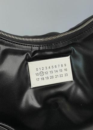 Сумка maison margiela black glam slam large shoulder bag8 фото