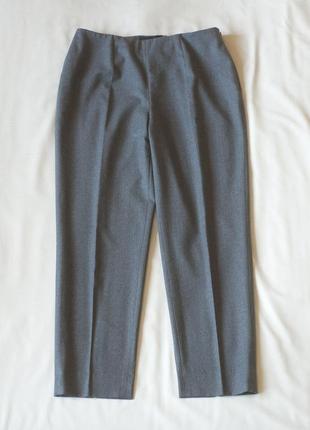 Серые шерстяные брюки женские plazza sempione, размер m