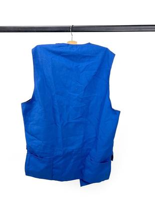 Куртка жилет sigmund wenaas, синяя, с карманами для инструмента