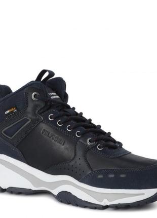 Tommy hilfiger high sneaker leather. мужские ботинки оригинал. новые.