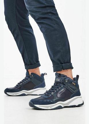 Tommy hilfiger high sneaker leather. мужские ботинки оригинал. новые.6 фото