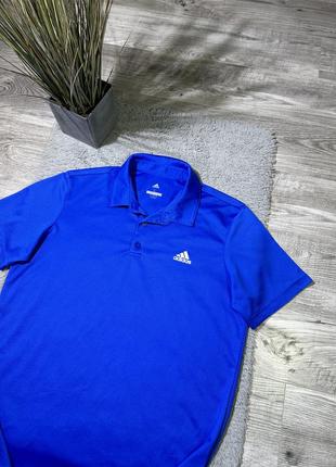 Оригинальная, спортивная футболка/поло от бренда “adidas”2 фото