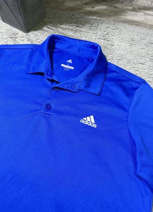 Оригинальная, спортивная футболка/поло от бренда “adidas”3 фото