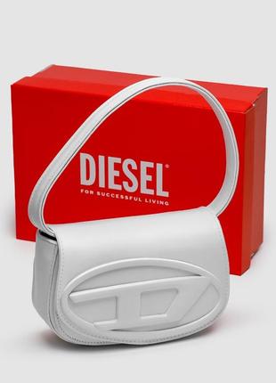 Женская сумка diesel дизель в белом цвете люкс качеств новинка5 фото