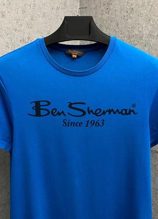 Синяя футболка от бренда ben sherman3 фото