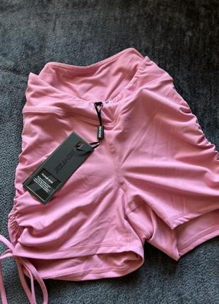 Новые розовые спортивные шорты с пуш-ап bo+tee5 фото