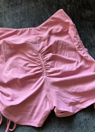 Новые розовые спортивные шорты с пуш-ап bo+tee4 фото