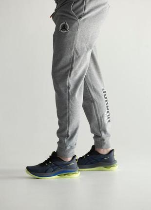 Спортивні штани чоловічі сірі (графітові) jordan1 фото