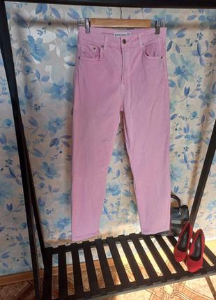Джинсы, розовые джинсы1 фото