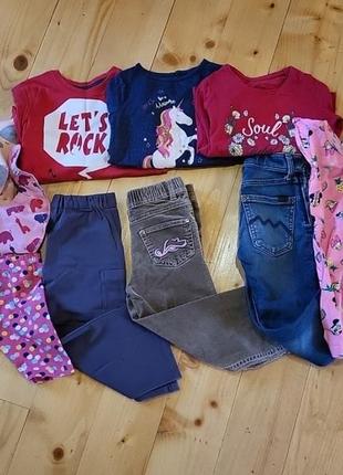 Лот детской одежды для девочки 3-4 годаh&m disney