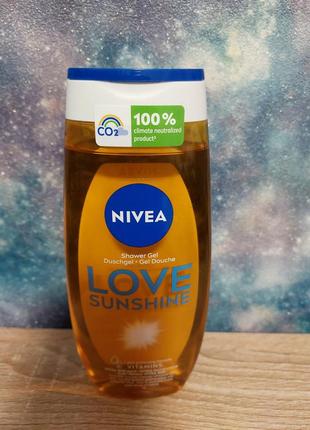 Гель для душа nivea love