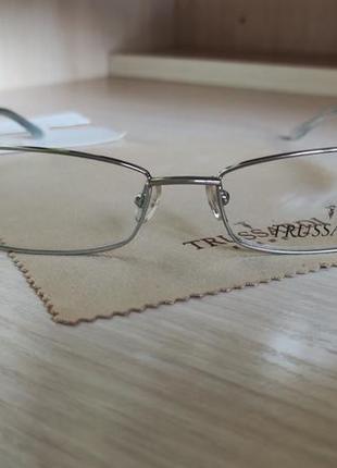 Очень красивая элегантная женская оправа, очки, окуляри на флексах trussardi/оригинал3 фото