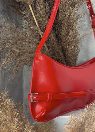 Красная сумка в стиле jacquemus2 фото