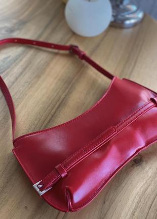 Красная сумка в стиле jacquemus6 фото