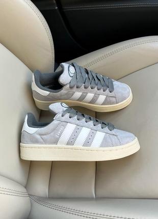 Шикарные женские кроссовки adidas neo 00s polar grey серые