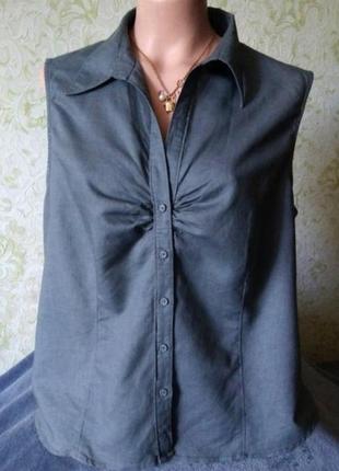 Блуза льон.1 фото