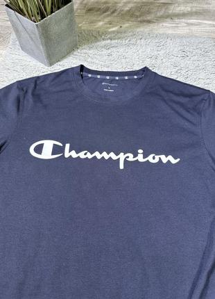 Оригинальная, спортивная футболка от бренда “champion - big logo”3 фото