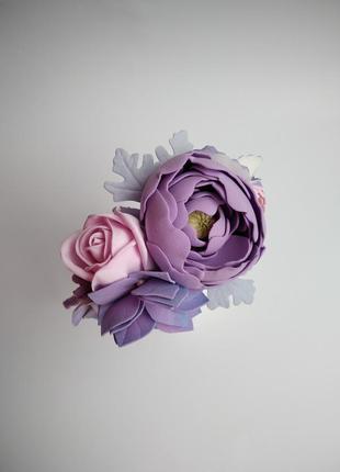 Обідок фіолетова ніжність3 фото